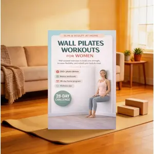 Women's Sculpting Pilates Training Course, Help You Lose Weight, Includes Video Lessons, Step-By-Step Online Tutorial, 28-Day Fat-Burning Challenge