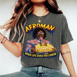 When Life Gives You Lemon Cake T-shirt | Afroman Lemon Cake Tee