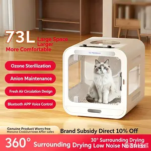 Smart Pet Drying Box — High-Capacity, Fully Automatic Dryer for Cats — The Ultimate Home Bathing and Drying Essential