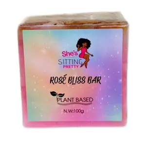 Handmade Rose Soap, Natural Rose Essence Soap, Oil controlling & Moisturizer, Mist Rose, Skin Care. Gentle Body Wash & Body Care Moisturizing