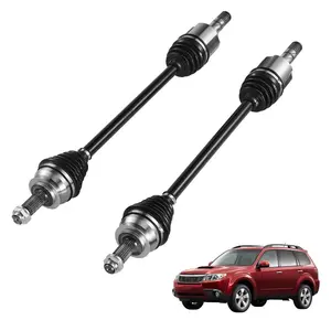 VEVOR CV Axle Shaft Assembly, 2 Pieces Front Left Right (Driver and Passenger Side), Automotive Replacement CV Joint Axles Pair Compatible with 2009-2013 Forester, Alloy Steel Carbon Steel