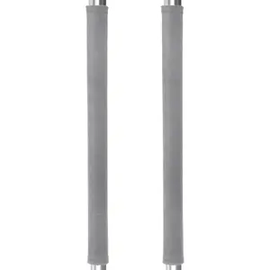 2 count Refrigerator Door Covers, Fridge Handle Covers Set of 2, Refrigerator Handle Cover Anti-Skid Anti-Static Keep Appliance Clean Keep Off Fingerprints, Stains(Grey)