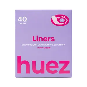 huez Daily Freshness Panty Liners - 40 Count (5.9 inch)