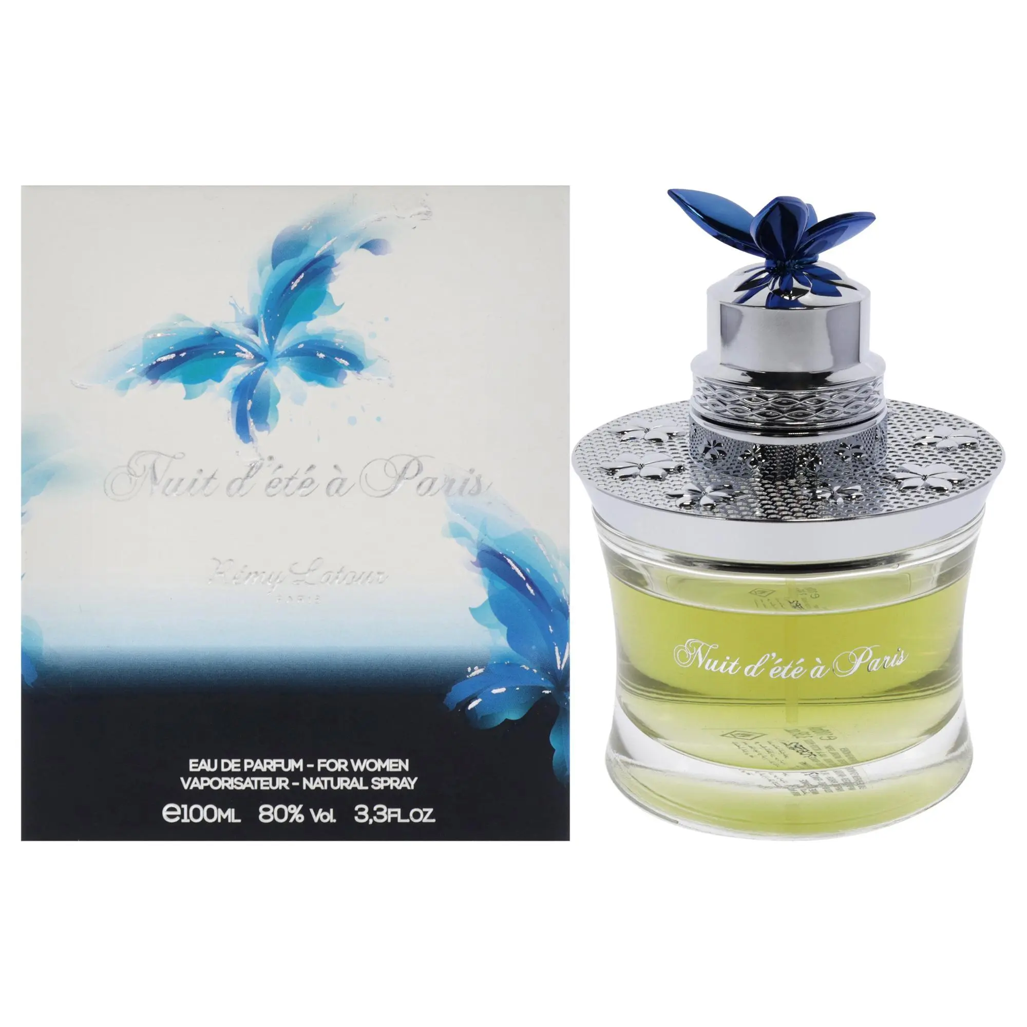 Remy Latour Nuit Dete A Paris Bottled Unisex Fragrance - 3.3 fl oz (3 to 3.9 fl oz Range) Simple Eau De Parfum Spray, Convenient Daily Use with Easy Sprayer, Subtle