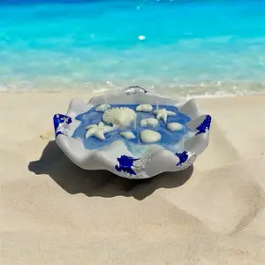 Ocean Breeze Shell Candle – Handcrafted Coastal Elegance crush mothers day