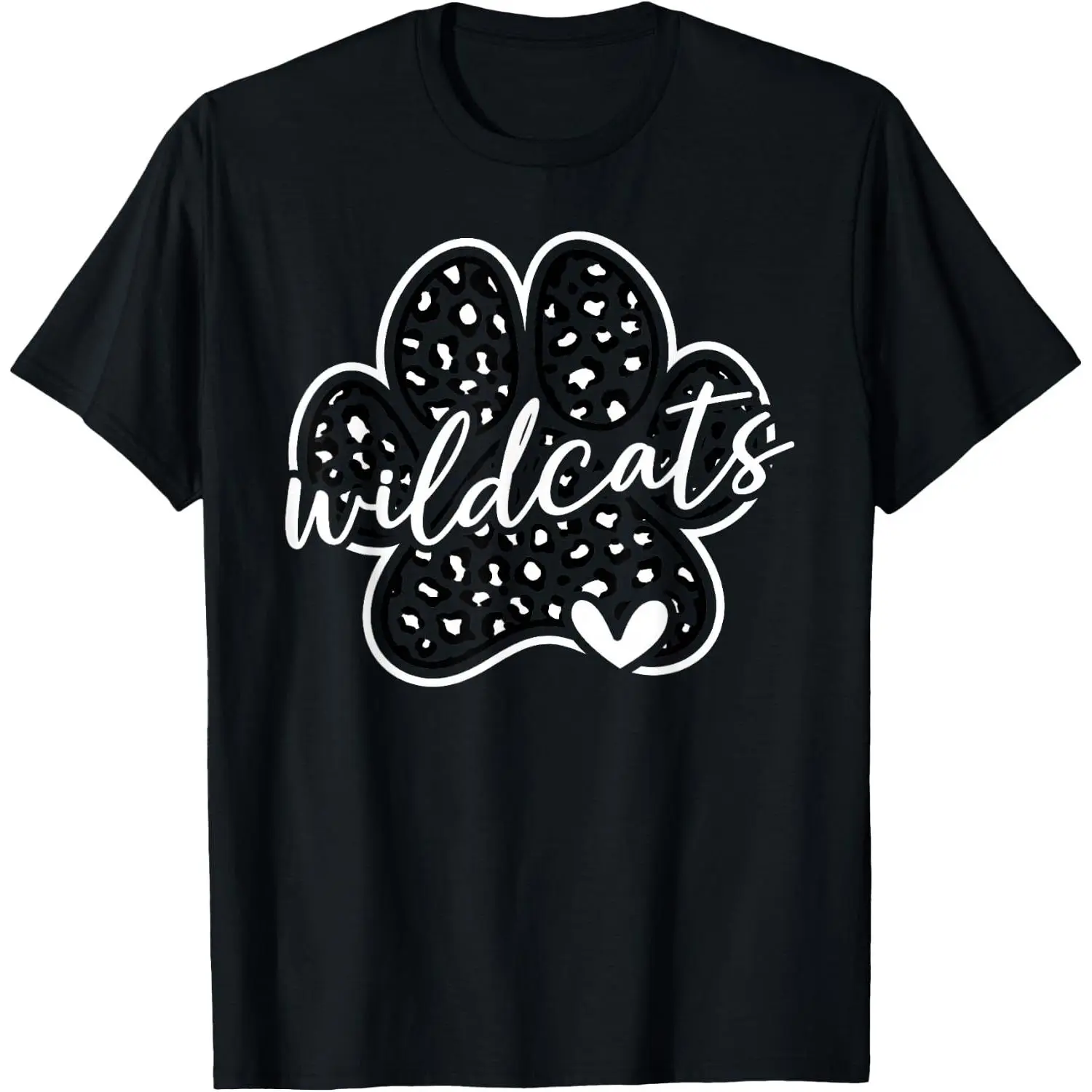 Vintage Wildcats School Spirit Team Pride Back to School T-Shirt Pure Cotton Graphic Tees Menswear Top: Gifts for Men & Women