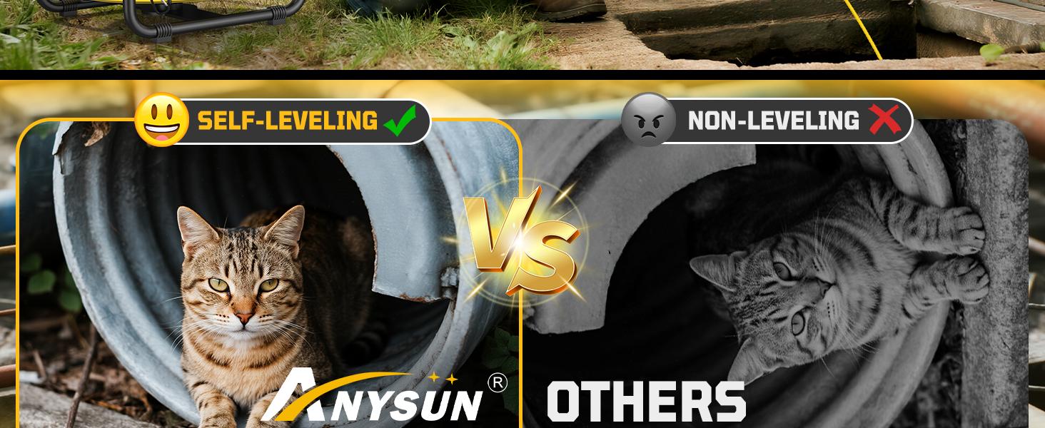 Self-Leveling Sewer Camera with Meter Marking, 9'' IPS Screen, HD 1080P Resolution, 5100mAh Battery, 100ft 5mm Cable Sewer Drain Video Inspection Camera with DVR Recorder and 32GB SD Card