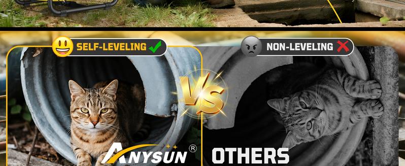 Self-Leveling Sewer Camera with Meter Marking, 9'' IPS Screen, HD 1080P Resolution, 5100mAh Battery, 100ft 5mm Cable Sewer Drain Video Inspection Camera with DVR Recorder and 32GB SD Card