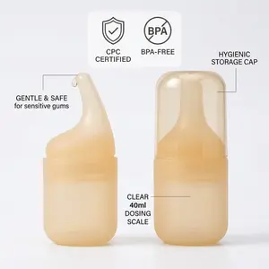 CPC Certified | Baby Medicine Feeder Bottle | Silicone Pacifier Syringe for Infants | Anti-Choking, Accurate Dosage, BPA-Free