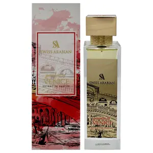 Swiss Arabian Passion of Venice Eau de Parfum – Long-Lasting Arabic Perfume for Men & Women with Woody Musk, Vanilla, Patchouli & Pepper – Unisex Arabian Fragrance – 3.4 oz (100 ml)