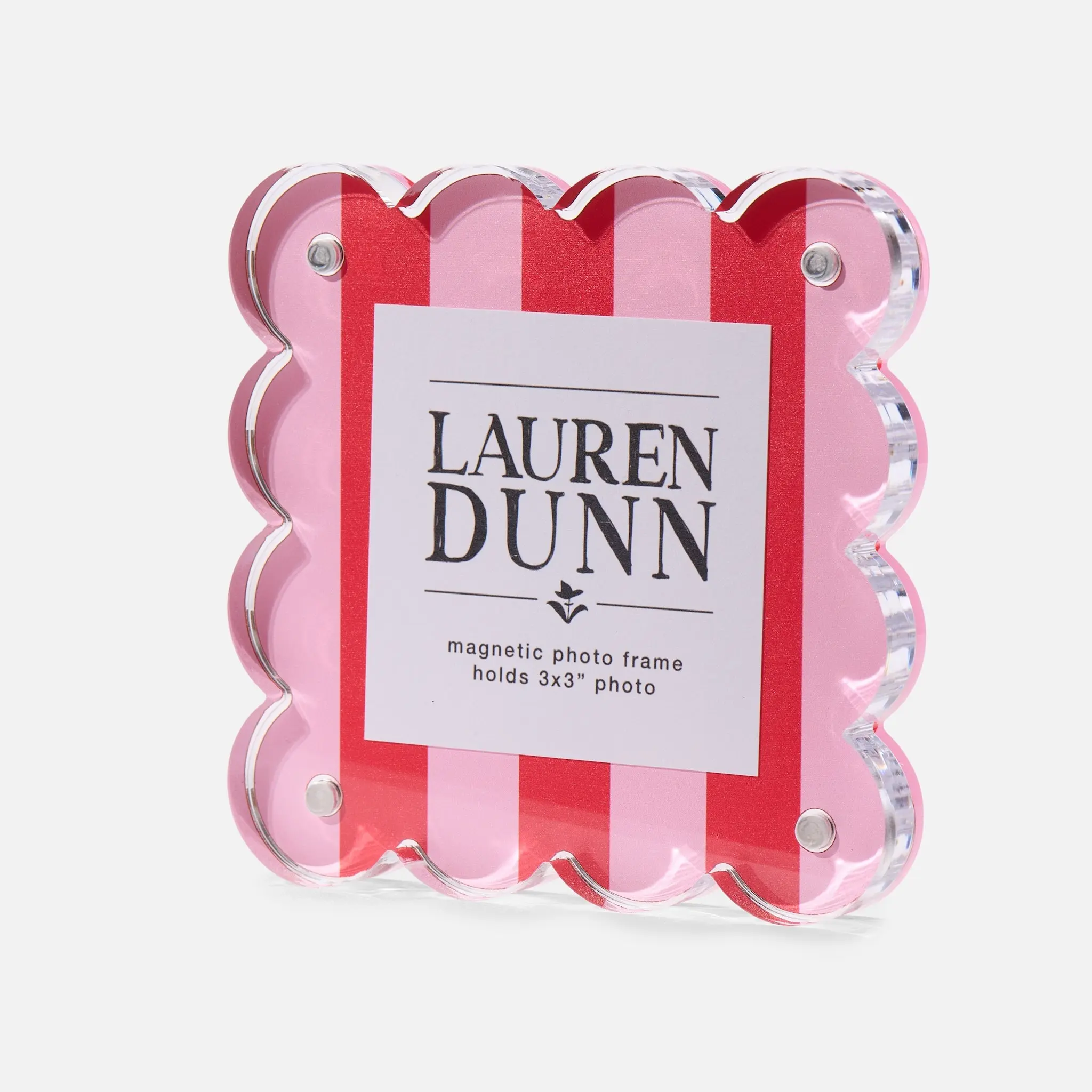 Pink Punch Scalloped Frame