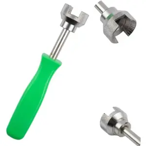 Steel Brake Spring Washer Tool for Rear Wheel, Ergonomic Handle Car Repair Tool, Repair Brake Shoe Compressor Drum Brake Tool, Compatible with 5/8 Inch to 7/8 Inch Diameter Washers