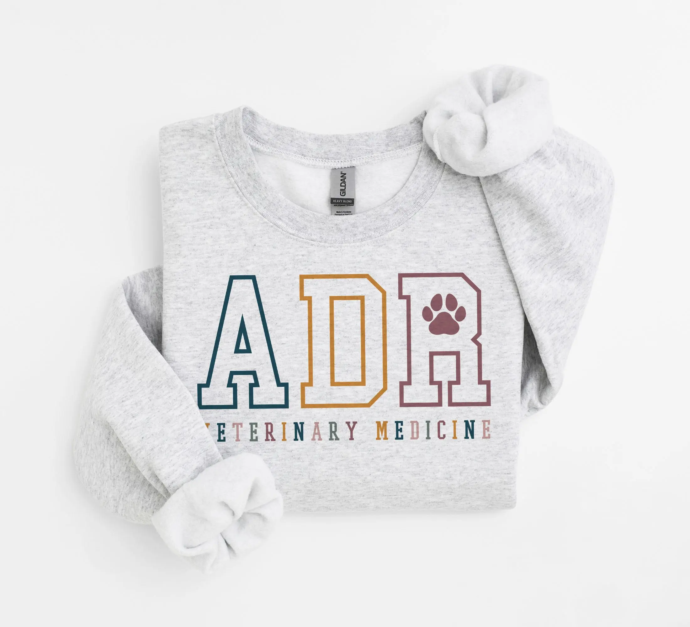 ADR Sweatshirt, Ain't Doing Right, Funny Vet Tech Veterinarian Gift For Staff, DVM LVT Graduation, Unisex Crewneck Sweatshirt