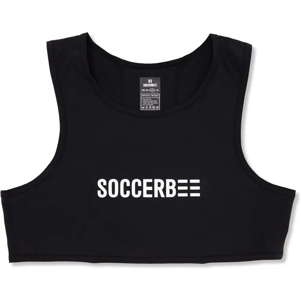 Sleeveless Sports Vest for Soccer, Breathable Polyester Blend Athletic Apparel with Great Flexibility - GPS Tracker Compatible & Lightweight