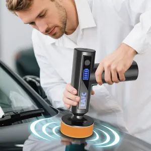 Wireless Car Polisher, 1 Set Electric Polishing & Waxing Tool, USB Rechargeable Car Polishing & Waxing Machine, Suitable for All Car Beauty, Detailing, Cleaning