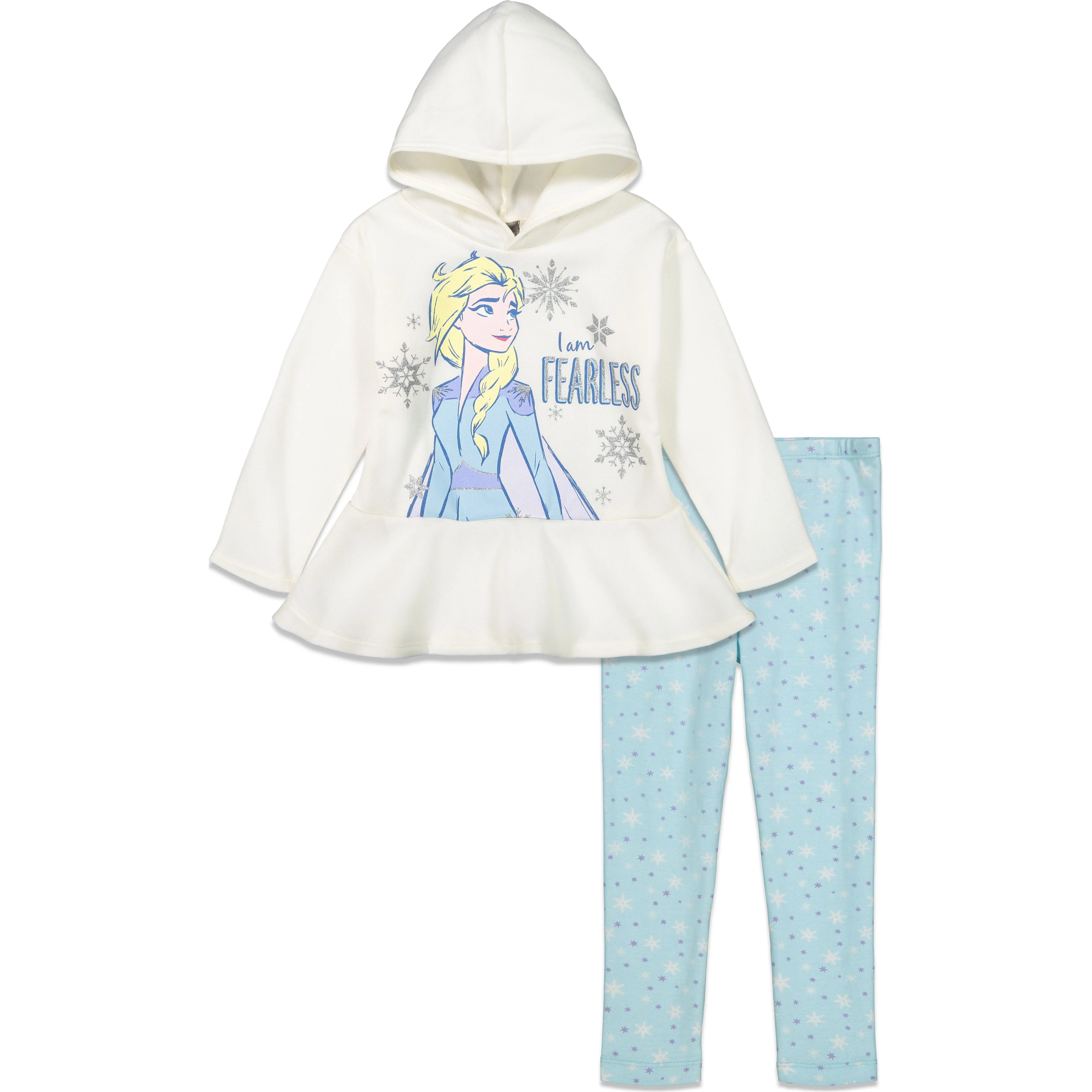 Disney Frozen Girls' 2-Piece Hoodie and Pants Set Toddler to Big Kid