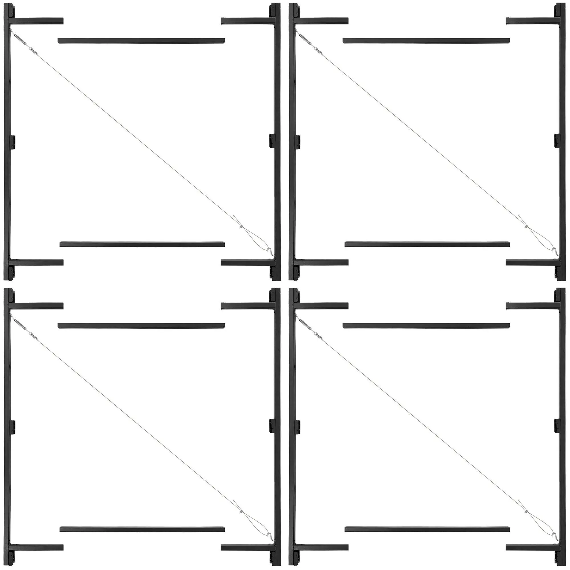 Adjust-A-Gate Steel Frame Gate Kit, 36"-60" Wide Opening Up To 7' High (4 Pack) Adjust-A-Gate Steel Frame Gate Kit, 36"-60" Wide Opening Up To 7' High (4 Pack)