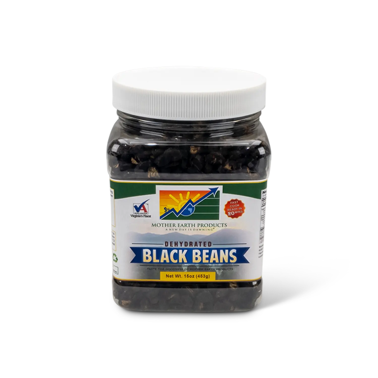 Instant Black Beans - Quart Jar