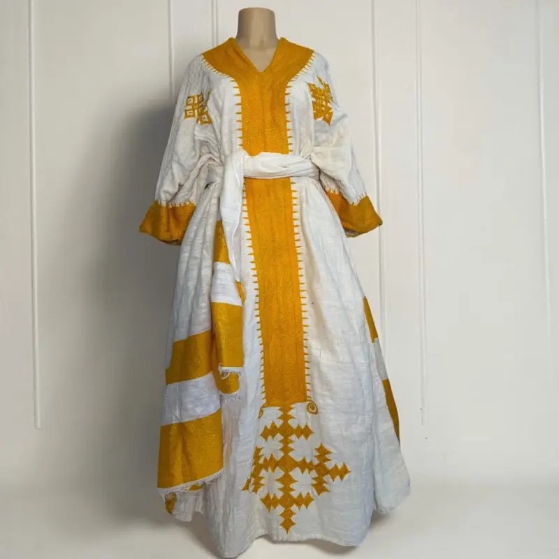 Ethiopian and Eritrean traditional dress እጅ ጥልፉ