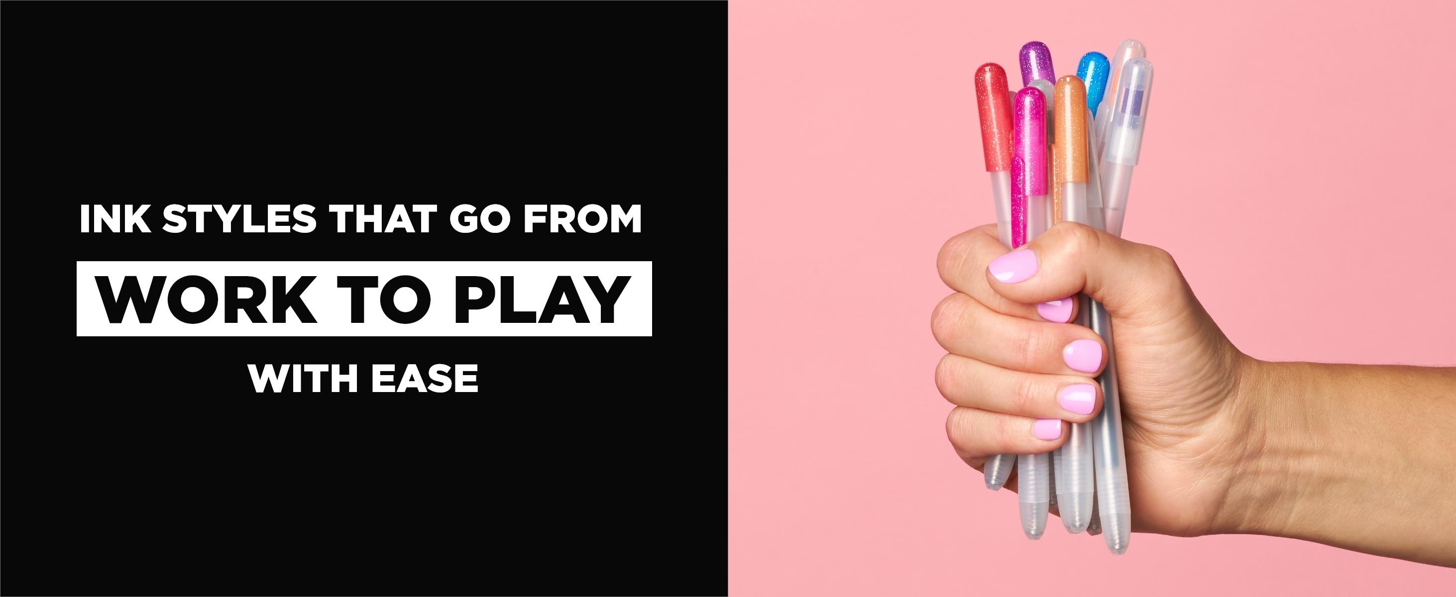 SAKURA Gelly Roll Retractable 25 Piece Gift Set: 24 Pens + 1 Pen Case