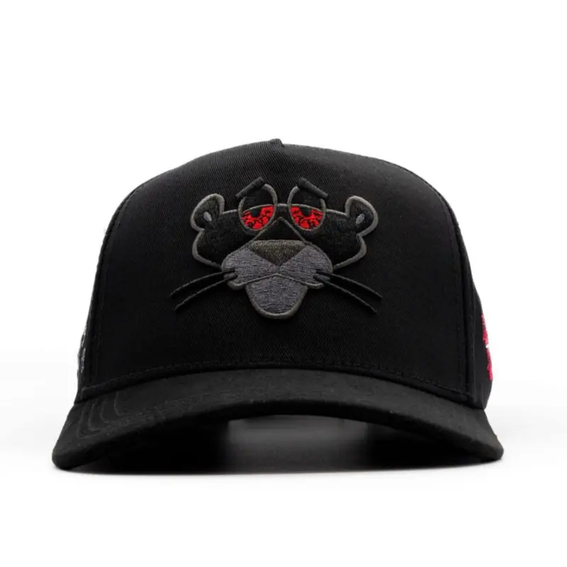 Gorra Pantera Black Panther Design Snapback Hat for Snack Lovers