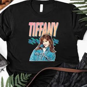 Tiffany 80S Styled Aesthetic Design   T-Shirt