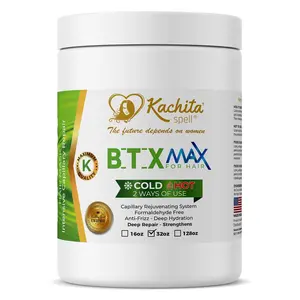 Kachita Spell Hair Treatment Capillary Rejuvenating System Formaldehyde Free MAX 32 floz Hair Mask Haircare Repair Hydrating Conditioner Keratin Shampoo Aloe