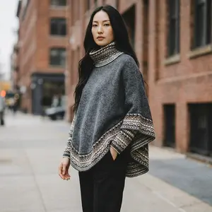 SOMBRA ANDINA - Alpaca Sleeve Poncho