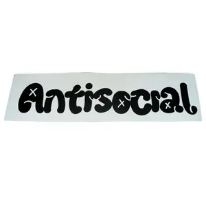 Antisocial sticker Car