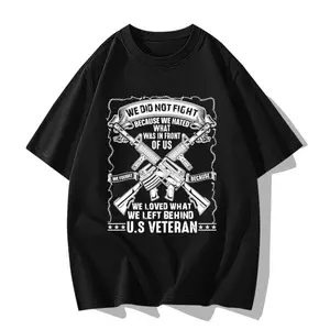 U.S Veteran "We Fought For What We Loved" Graphic T-Shirt
