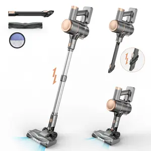 N8 Cordless Stick Vacuum Cleaner 25Kpa 40 Mins Runtime Lightweight Stick Vacuum,Self-Standing Rechargeable Vacuum Cleaners for Pet Hair,Carpet,Hardwood Floor pet lovers