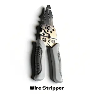 Multifunctional Wire Stripper Crimper Cable Cutter Pliers, Professional Electrical Wire Stripping Tool, Multipurpose Wire Stripper for Electrical Cable Cutting (1PCS)