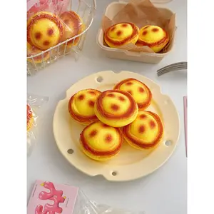 Egg Tart Slow Rise Squishy Toy for Stress Relief - With Tasty Scents
