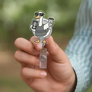 Silly Goose Radiology Badge Reel, Funny X-ray Tech Gift