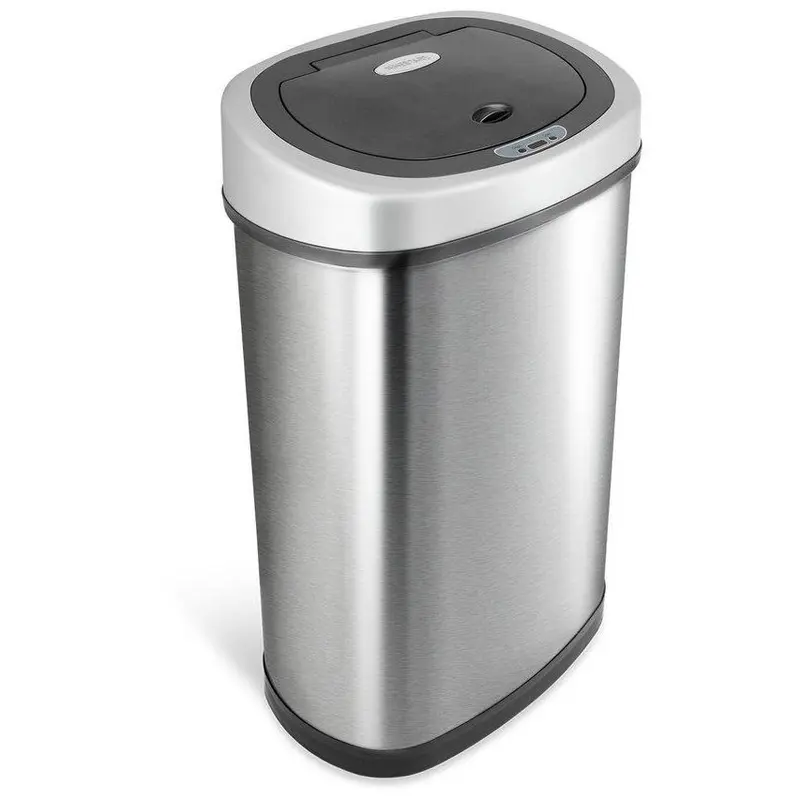 NINESTARS Touchless Motion Sensor 50L Trash Can
