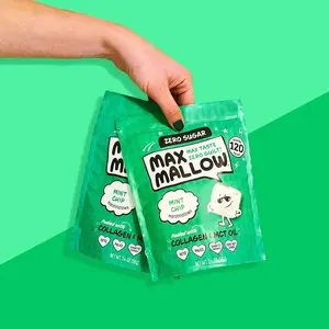 Max Sweets Mint Chip Max Mallow - Gluten-Free, Soy-Free & Sugar-Free Marshmallow 3 Pack