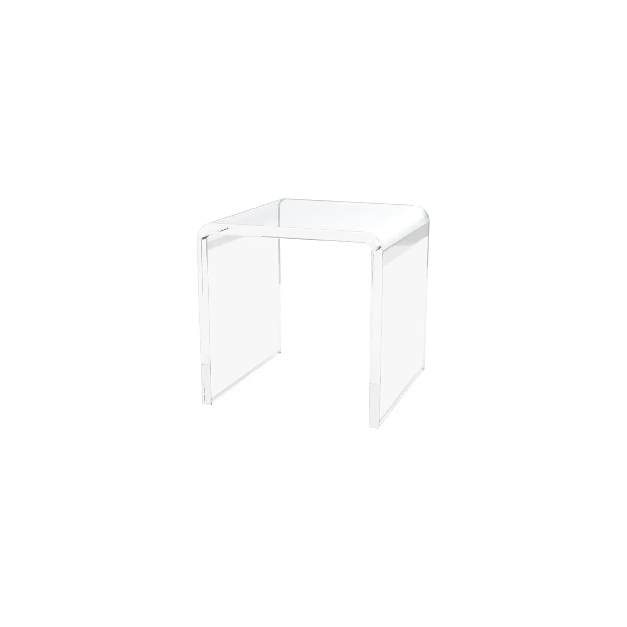 Acrylic Riser Jewelry and Coin Display 2” Square Clear Plexiglass Retail Countertop Showcase Stand by 321 Plastics