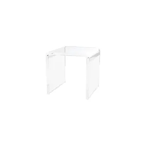 Acrylic Riser Jewelry and Coin Display 2” Square Clear Plexiglass Retail Countertop Showcase Stand by 321 Plastics
