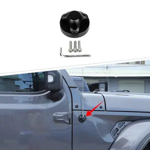For 2007-2017 Jeep Wrangler JK/2018-2023 JL/JT Exterior Radio Antenna Base Replace Cover
