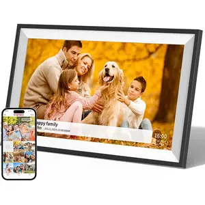 Digital Photo Frame,15.6 Inch Frameo Digital Picture Frame, 1920x1080 IPS LCD  Screen,Auto-Rotate,32GB, Supports SD Cards,Share Moments Instantly via Frameo App from Anywhere,Gifts for Your Loves