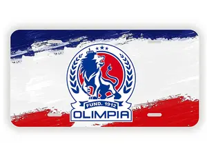 Placa del olimpia/License Plate