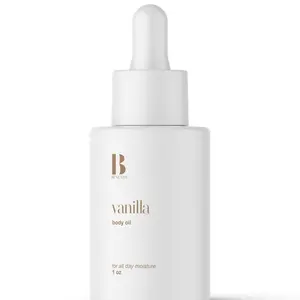 Vanilla Body Oil - Soft Glow Sweet Comfort Nourishing Moisture Silky Smooth Skin with Jojoba Almond Apricot Kernel & Sunflower Oils & Vitamin E
