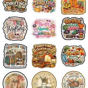 Thrifting Queen Stickers - Vintage Treasures & Good Finds - Thrift Shopping - Reclaimed Style - Thrift Finder - Thriftin' Vibe - Thriftin' Adventures