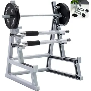 Squat Rack Pen Holder for Desk Gym-themed Unique Shape Office Stationery Organizer Mini Weight Racks Pencil Holder for Fitness Weightlifting Lovers