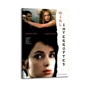 Girl, Interrupted HomeDecor WallArt LivingRoom Canvas for Bedroom Decor Canvas Poster Aesthetic Office Bathroom Painting Picture Print Modern Family