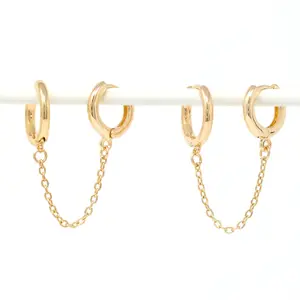 Modern Loop Earplug Earrings – Sleek Plain Design, Stylish & Effortlessly Chic