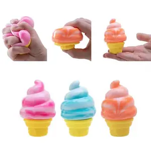 Viral Ice Cream Squishy Toy - Super Soft, Stretchy Stress Relief Fidget Toy for Anxiety, ADHD
