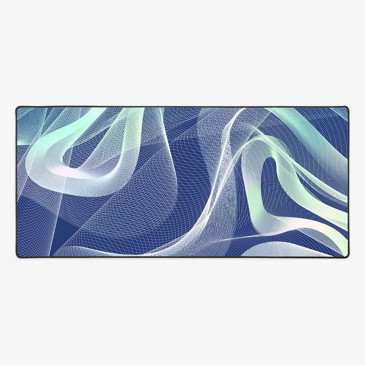 Crinkle Cut Tulle Extended Desk Mouse Pad, Anti-Slip Base Mouse Mat, Large Gaming Mousepad for Computers & Office Equipment, Anti-Slip Base Mouse Pads