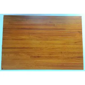 Dollhouse Miniature Red Oak Real Wood Flooring Wide Planks Gloss Finish 18" x 12