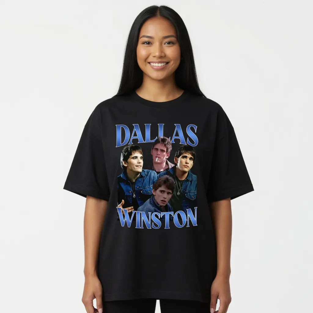 Vintage Dallas Winston T-Shirt, The Outsiders Graphic Tee, 80s Movie Greaser Aesthetic, Retro Unisex Fan Shirt